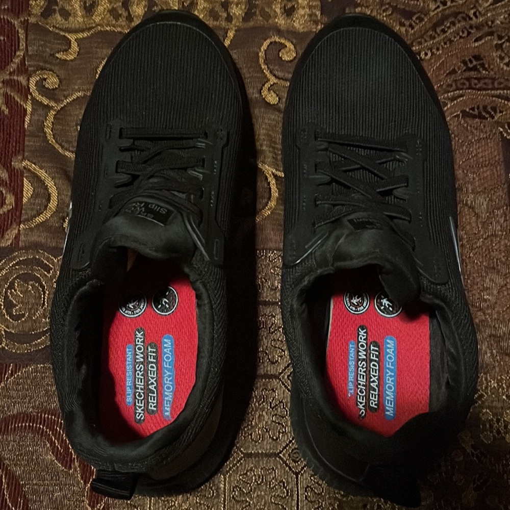 Skechers Relaxed Fit Memory Foam Elastic Lace Sne… - image 3